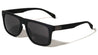 Soft Rubber Coating Geometric Hinge Accent Square Wholesale Sunglasses
