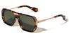 Art Deco Modern Squared Aviators Wholesale Sunglasses