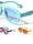Three Dot Temple Accent Modern Tear Aviators Wholesale Sunglasses