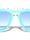 Three Dot Temple Accent Modern Tear Aviators Wholesale Sunglasses