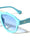 Three Dot Temple Accent Modern Tear Aviators Wholesale Sunglasses