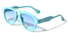 Three Dot Temple Accent Modern Tear Aviators Wholesale Sunglasses