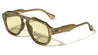 Three Dot Temple Accent Modern Tear Aviators Wholesale Sunglasses