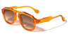 Three Dot Temple Accent Modern Tear Aviators Wholesale Sunglasses