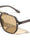 Frontal Metal Accent Geometric Modern Aviators Wholesale Sunglasses