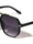 Frontal Metal Accent Geometric Modern Aviators Wholesale Sunglasses