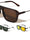 Solid Nose Bridge Modern Square Aviators Wholesale Sunglasses