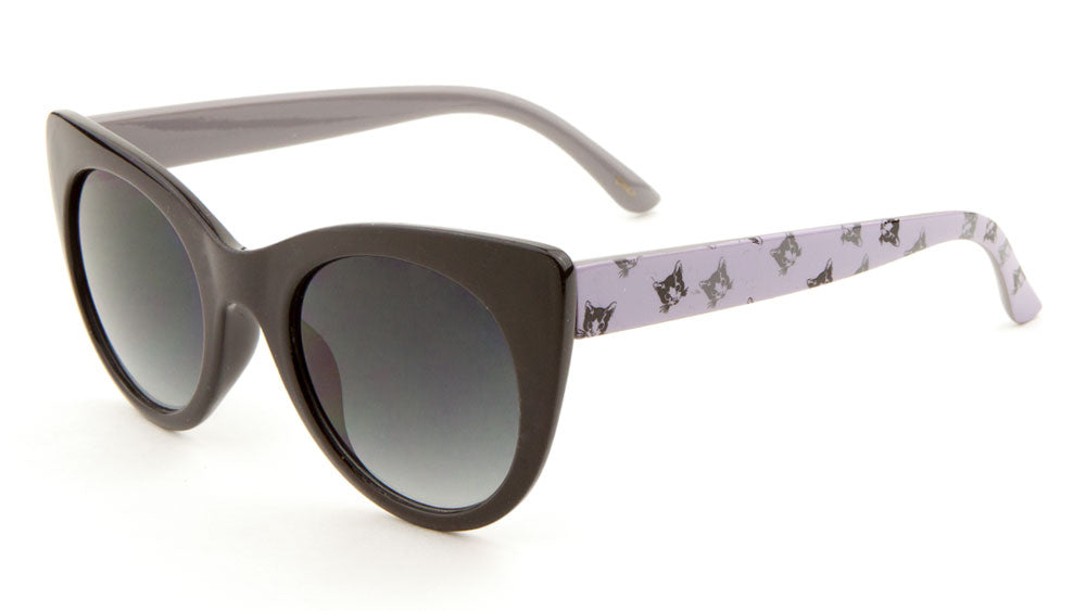 Cat Eye Cat Face Pattern Wholesale Bulk Sunglasses