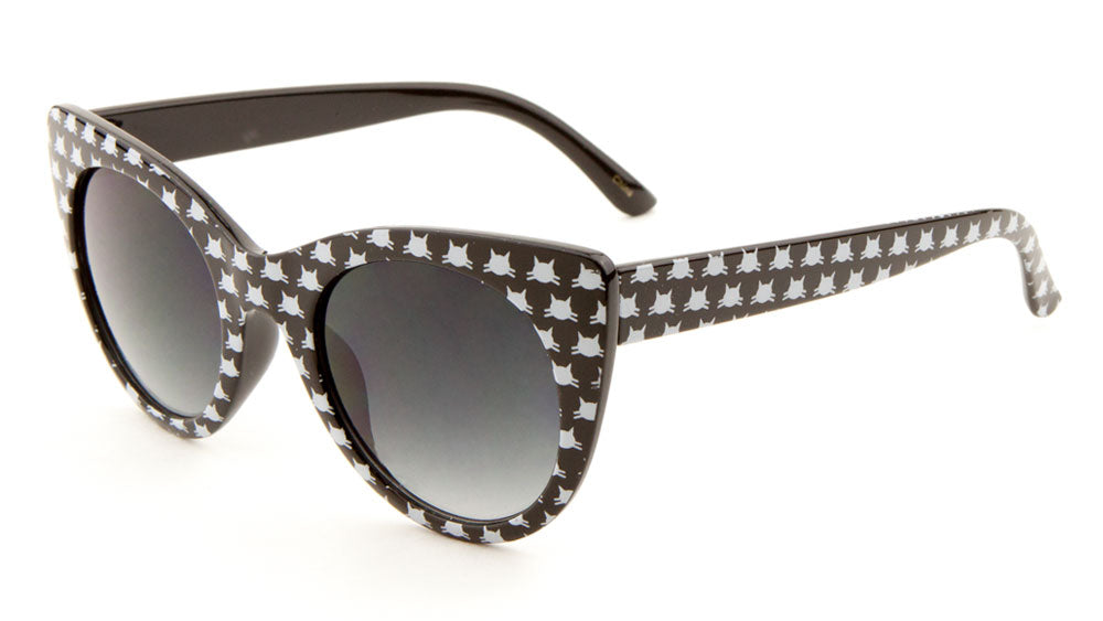 Cat Eye Cat Face Pattern Wholesale Bulk Sunglasses