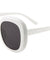 White Thick Rim Squared Butterfly Wholesale Bulk Sunglasses