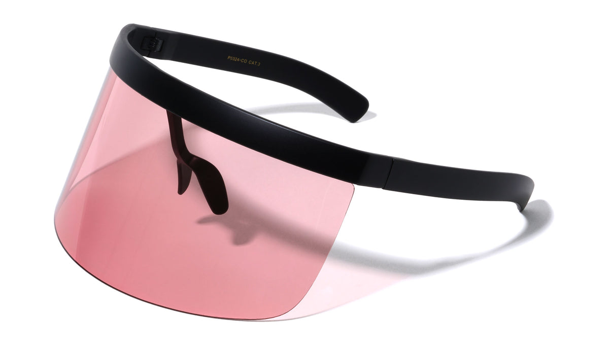 Shield Visor Color Lens Wholesale Sunglasses