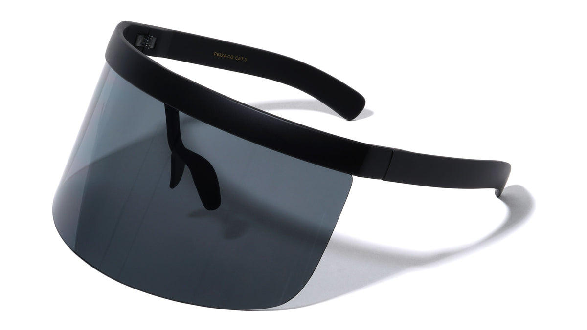 Shield Visor Color Lens Wholesale Sunglasses