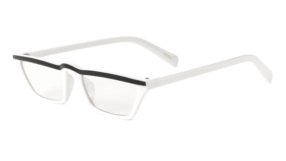 Thin Brow Fashion Clear Lens Wholesale Bulk Glasses