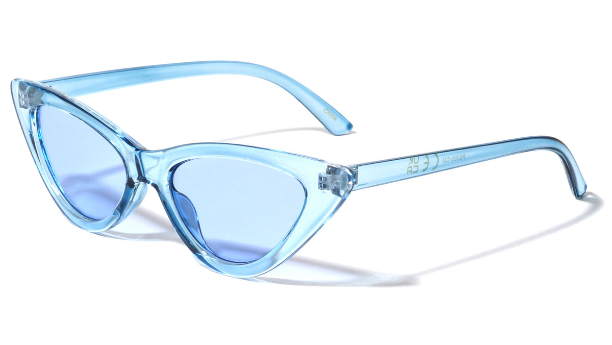 Crystal Color Cat Eye Sunglasses Wholesale