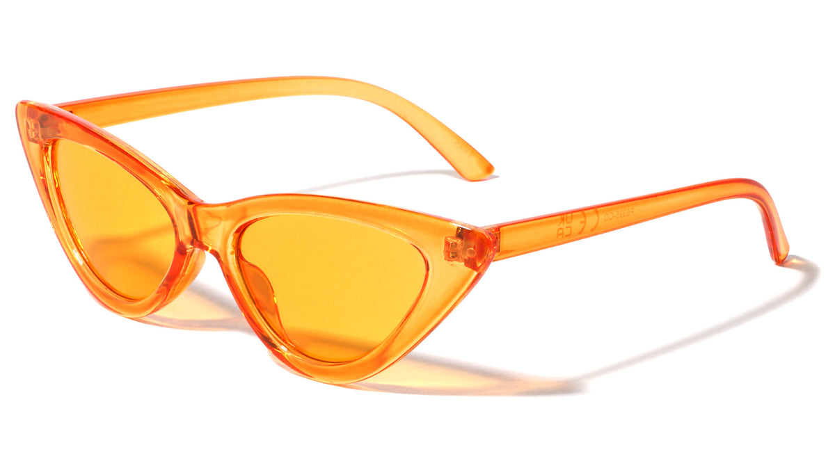 Crystal Color Cat Eye Sunglasses Wholesale