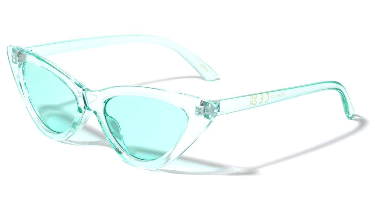 Crystal Color Cat Eye Sunglasses Wholesale