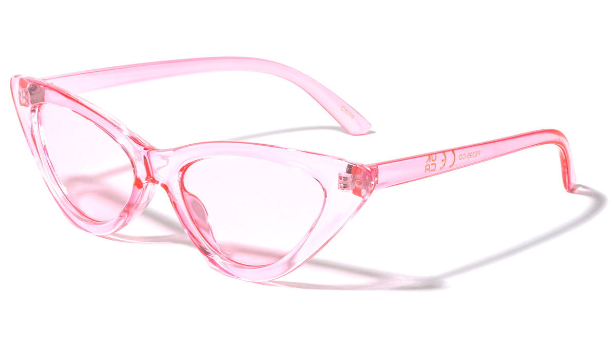 Crystal Color Cat Eye Sunglasses Wholesale