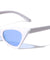 Triangle White Frame Cat Eye Color Lens Bulk Sunglasses