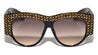 Rhinestoned Thick Frame Wholesale Fashion Sunglasses