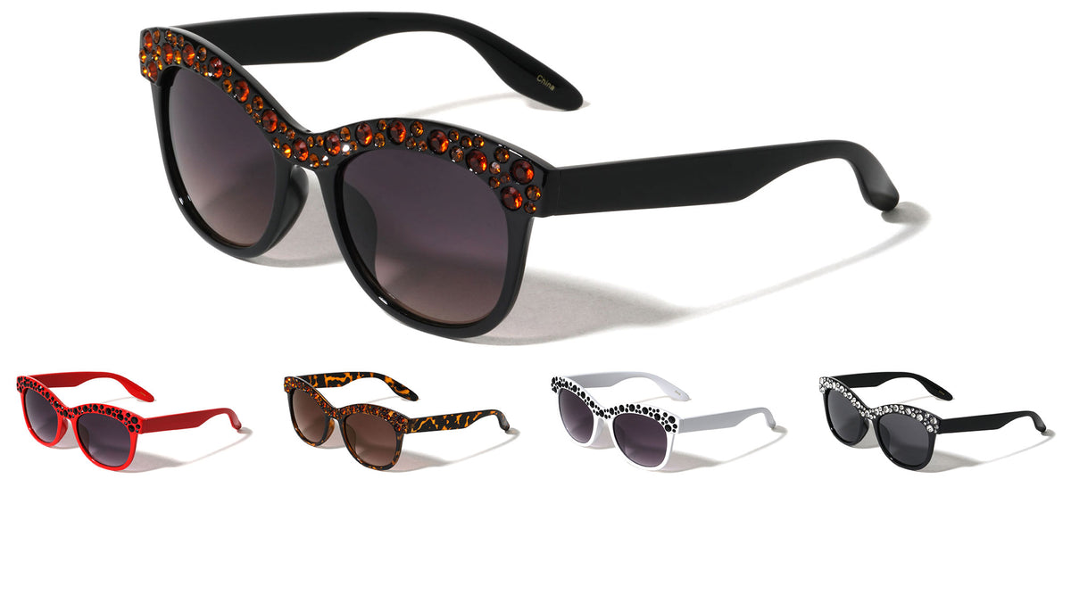 Rhinestone Cat Eye Sunglasses Wholesale