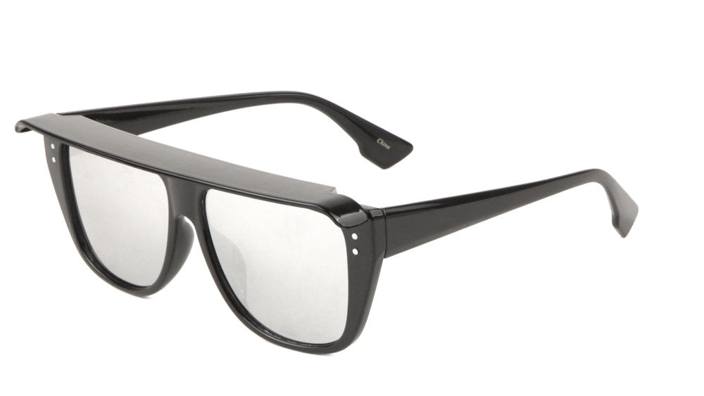 Flat Top Removable Shield Fashion Wholesale Sunglasses