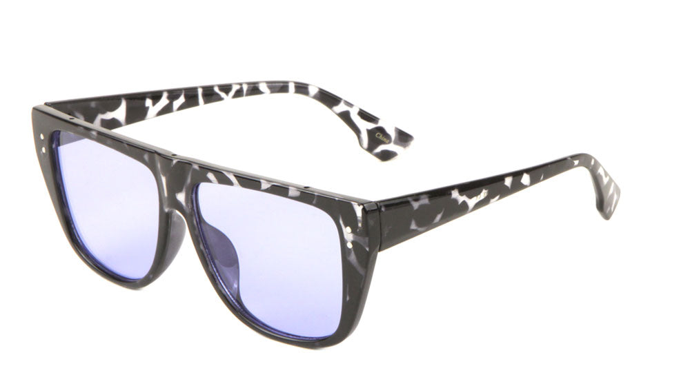 Flat Top Removable Shield Fashion Wholesale Sunglasses