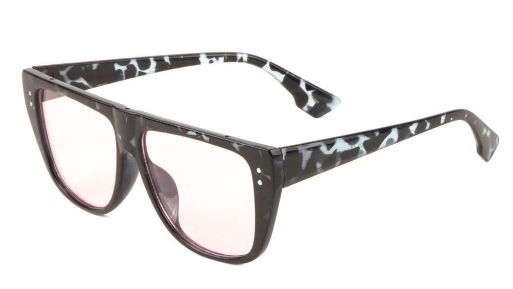 Flat Top Removable Shield Fashion Wholesale Sunglasses