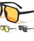 Flat Top Squared Color Sunglasses Wholesale