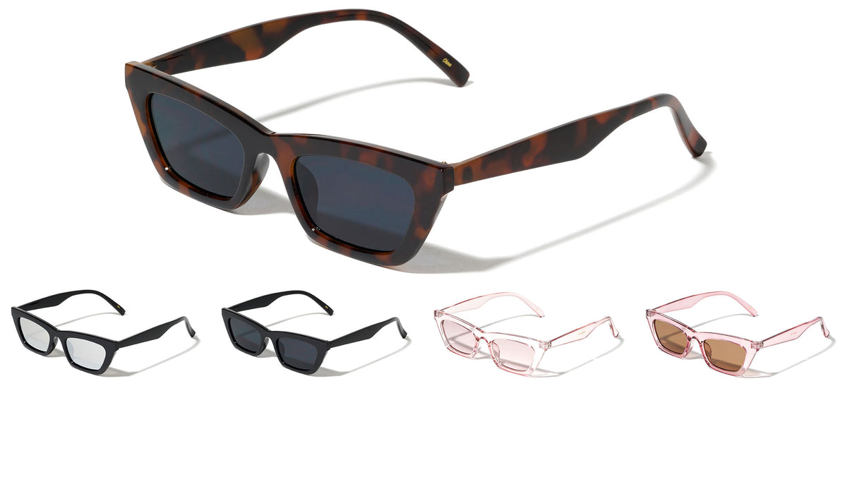 Thin Geometric Cat Eye Wholesale Sunglasses