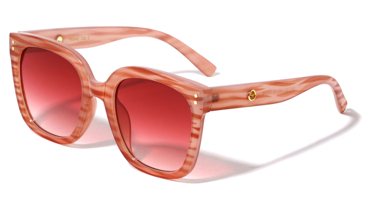 Retro Cat Eye Squared Horned Wholesale Sunglasses