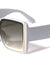 Squared Butterfly Thick Temple Wholesale Sunglasses