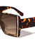 Squared Butterfly Thick Temple Wholesale Sunglasses