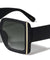 Squared Butterfly Thick Temple Wholesale Sunglasses