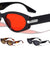 Angular Cat Eye Three Bar Fashion Wholesale Sunglasses