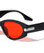 Angular Cat Eye Three Bar Fashion Wholesale Sunglasses