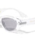 Angular Cat Eye Three Bar Fashion Wholesale Sunglasses