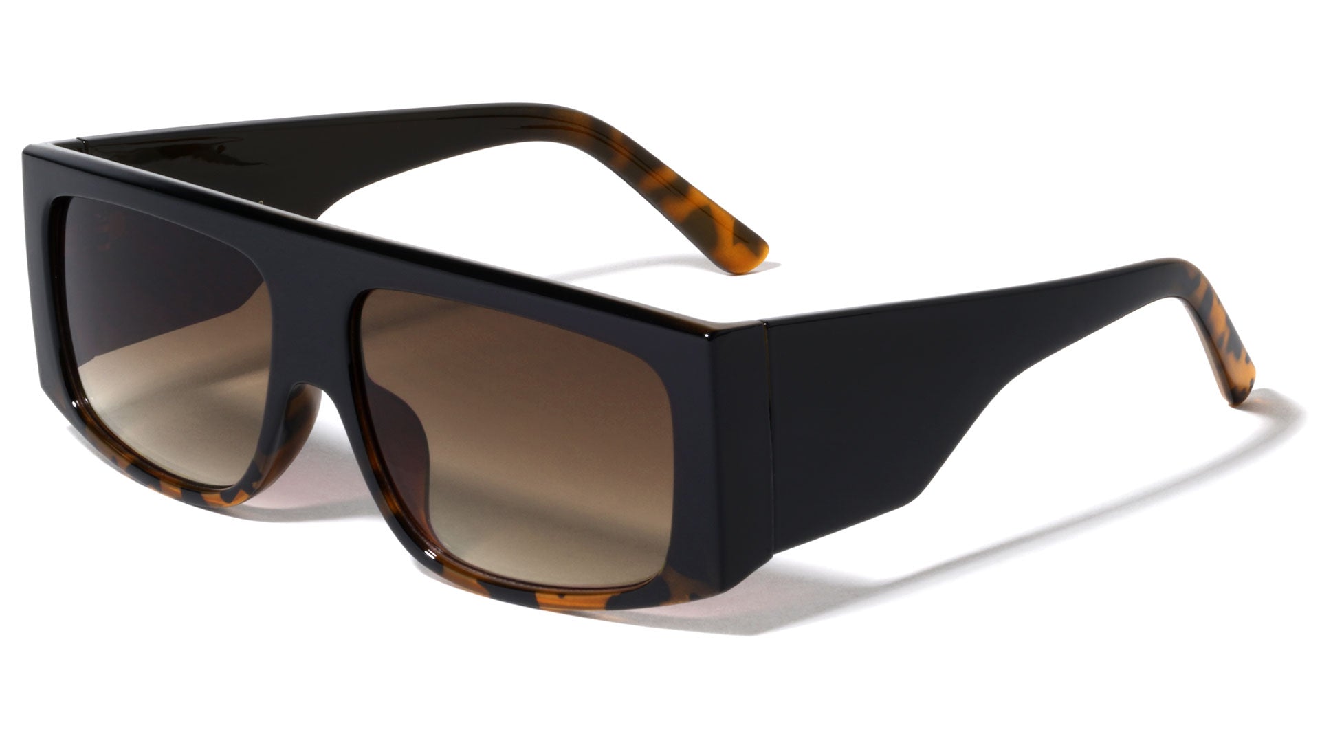 Thick Temple Rectangle Fashion Wholesale Sunglasses