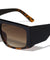 Thick Temple Rectangle Fashion Wholesale Sunglasses