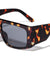 Thick Temple Rectangle Fashion Wholesale Sunglasses