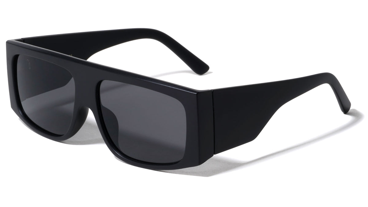Thick Temple Rectangle Fashion Wholesale Sunglasses