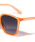 Crystal Color Thin Frame Plastic Cat Eye Fashion Wholesale Sunglasses
