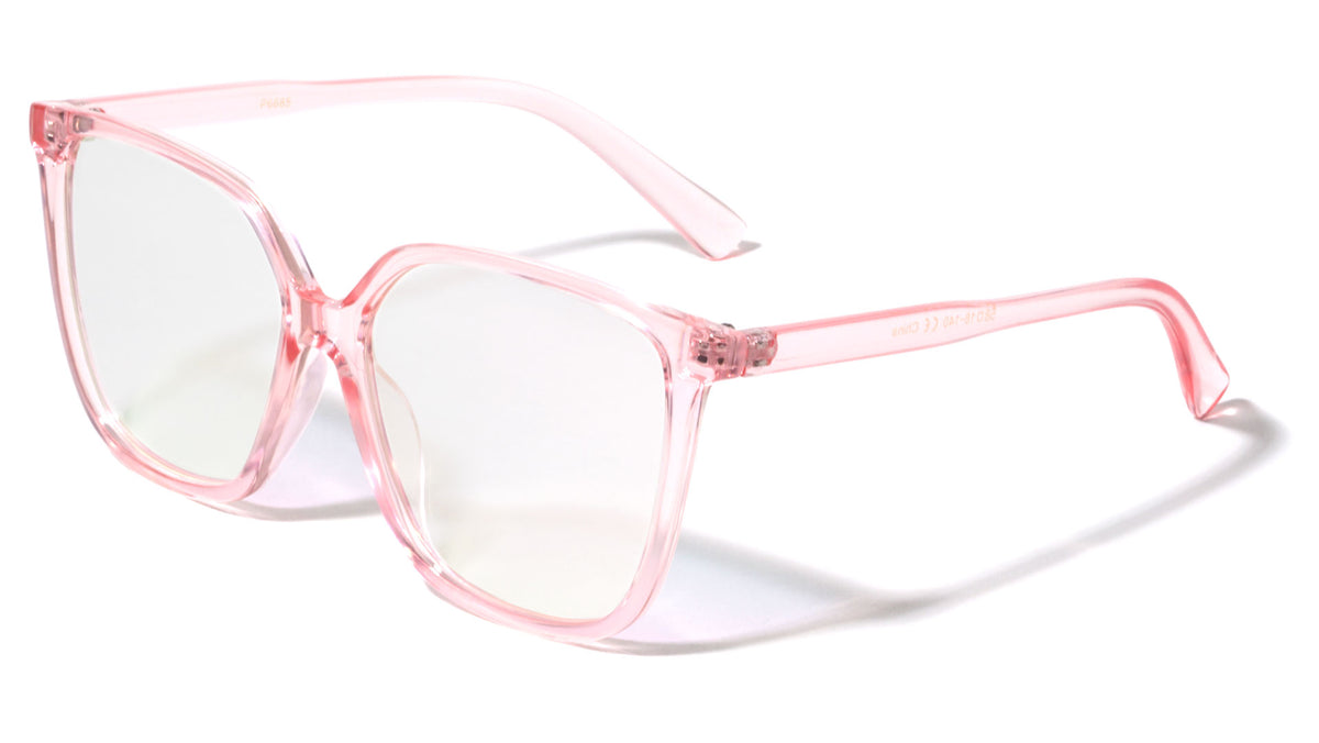Crystal Color Thin Frame Plastic Cat Eye Fashion Wholesale Sunglasses
