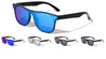Horned One Piece Shield Retro Wholesale Sunglasses