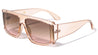 Flat Top Tapered Temple Fashion Rectangle Wholesale Sunglasses