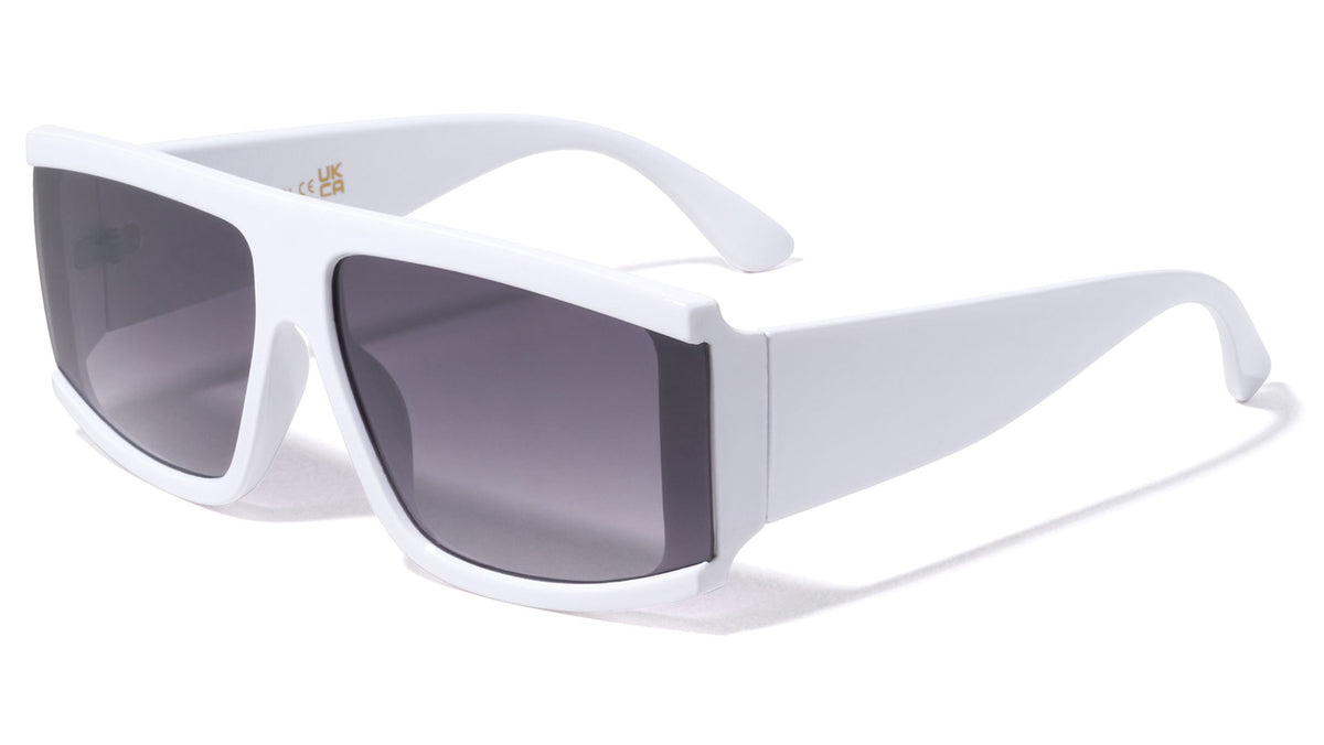Flat Top Tapered Temple Fashion Rectangle Wholesale Sunglasses