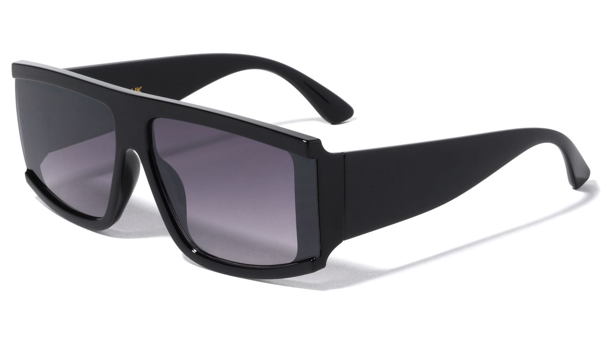 Flat Top Tapered Temple Fashion Rectangle Wholesale Sunglasses