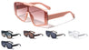 Semi Rimless One Piece Shield Lens Fashion Wholesale Sunglasses