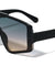 Semi Rimless One Piece Shield Lens Fashion Wholesale Sunglasses