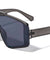 Semi Rimless One Piece Shield Lens Fashion Wholesale Sunglasses