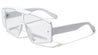 Semi Rimless One Piece Shield Lens Fashion Wholesale Sunglasses